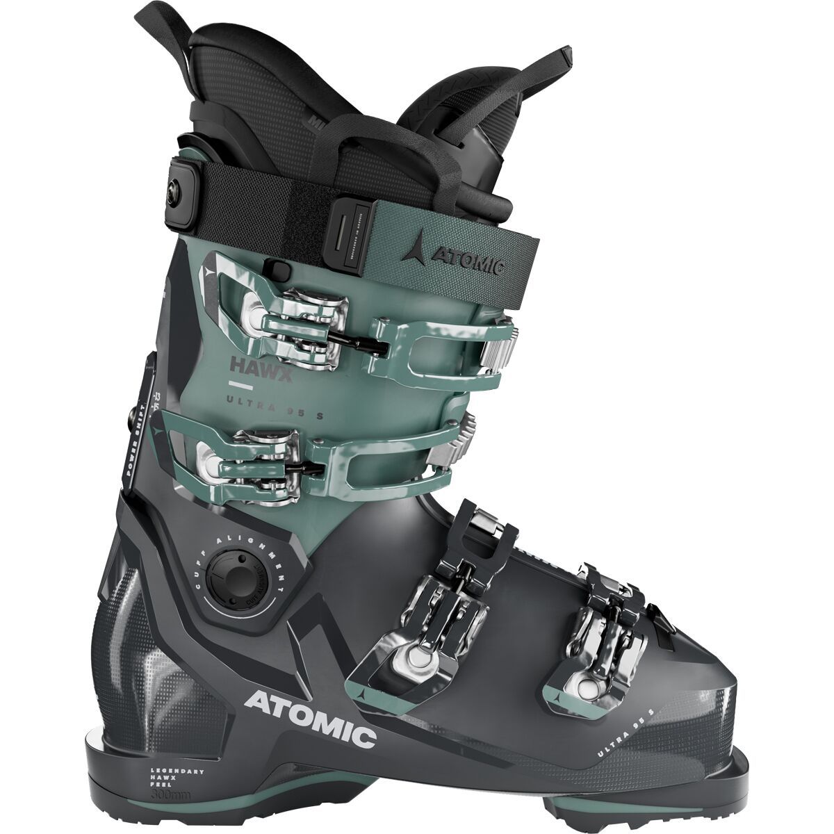 Atomic Women's Hawx Ultra 95 S GW Boot - 2025 in Storm / Aqua - Size: 26.0/26.5