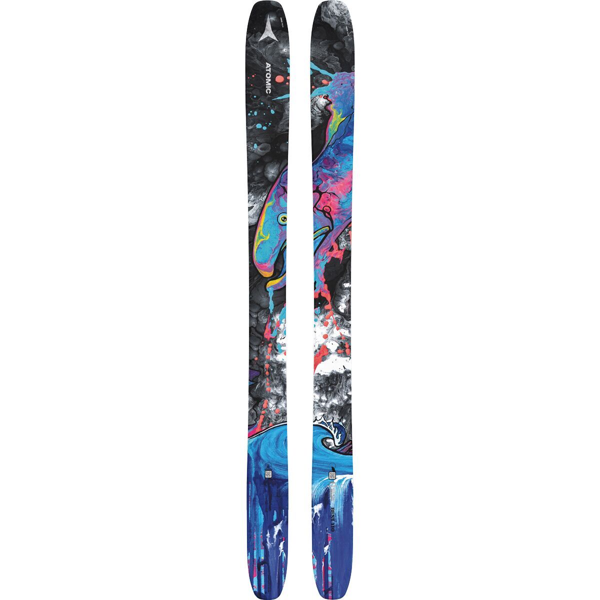 Atomic Bent 110 Ski - 2025 in Black / Multicolor - Size: 188cm