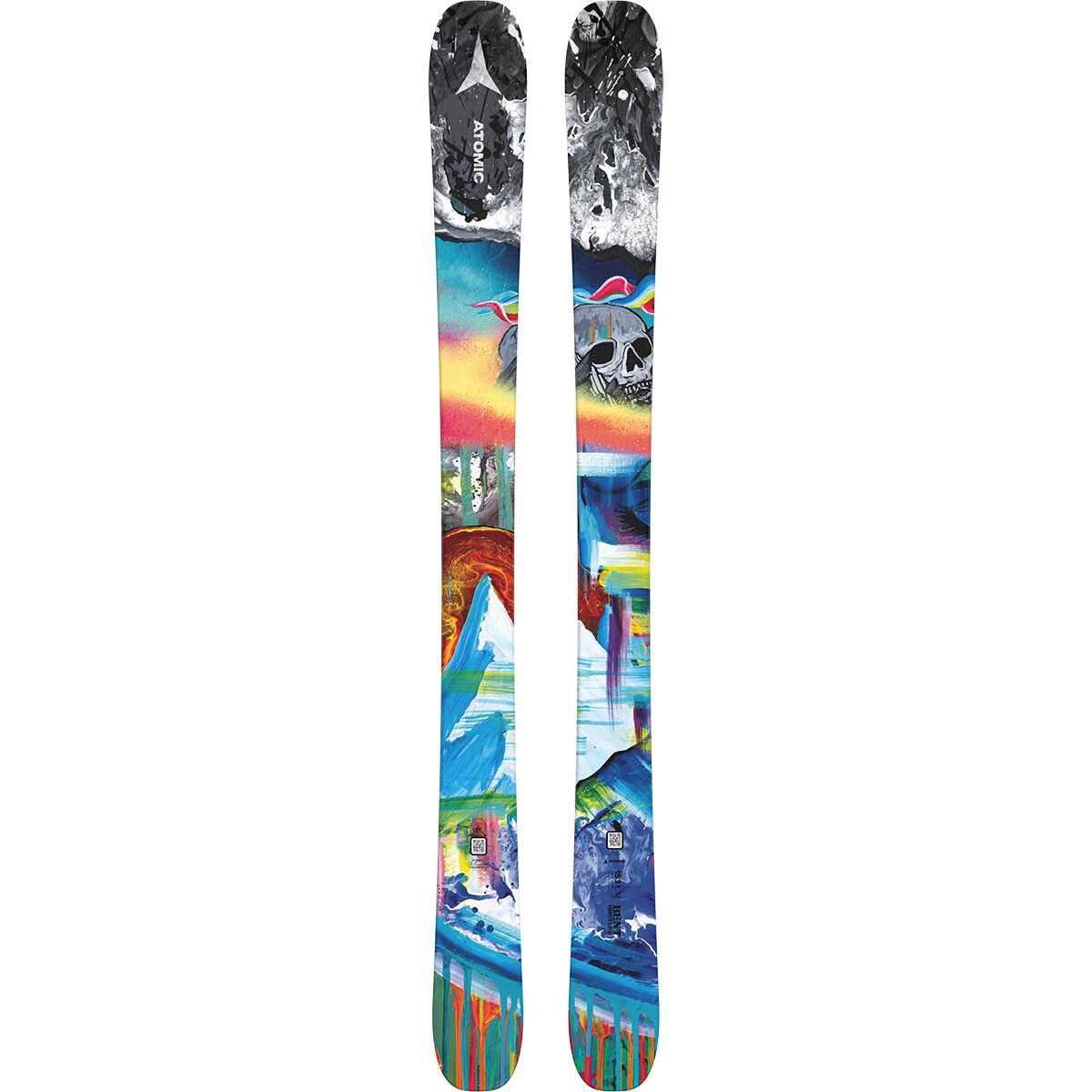Atomic Bent Chetler Mini 133 143 Ski - 2025 - Kids' in Black / Multicolor - Size: 143cm