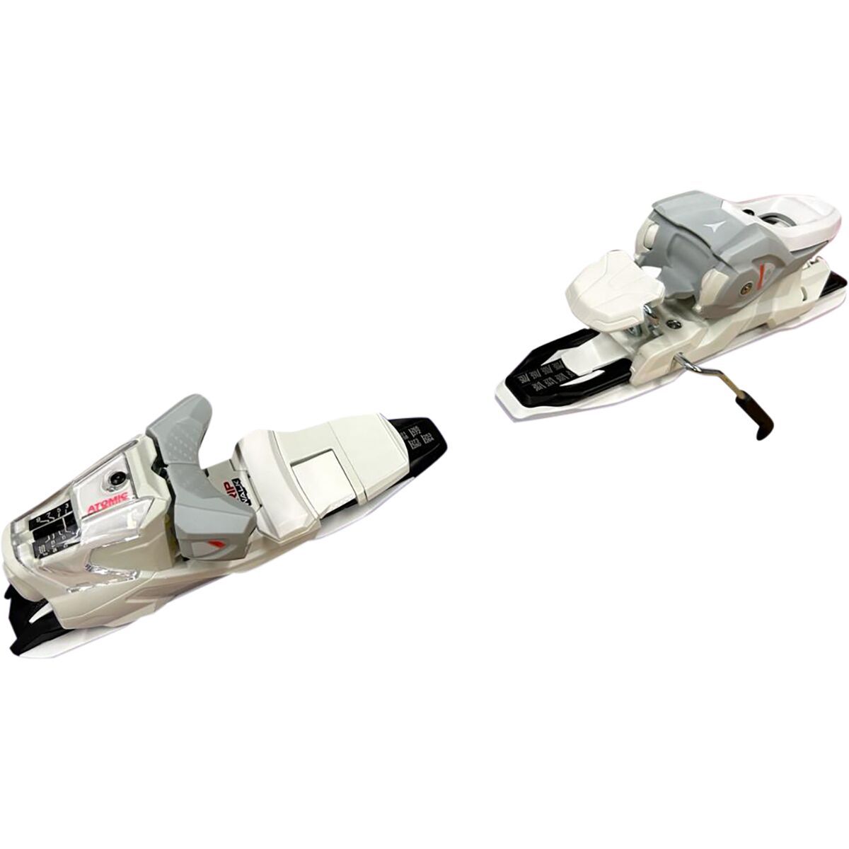 Atomic E M 10 Gw Ski Bindings in White / Red - Size: 80mm