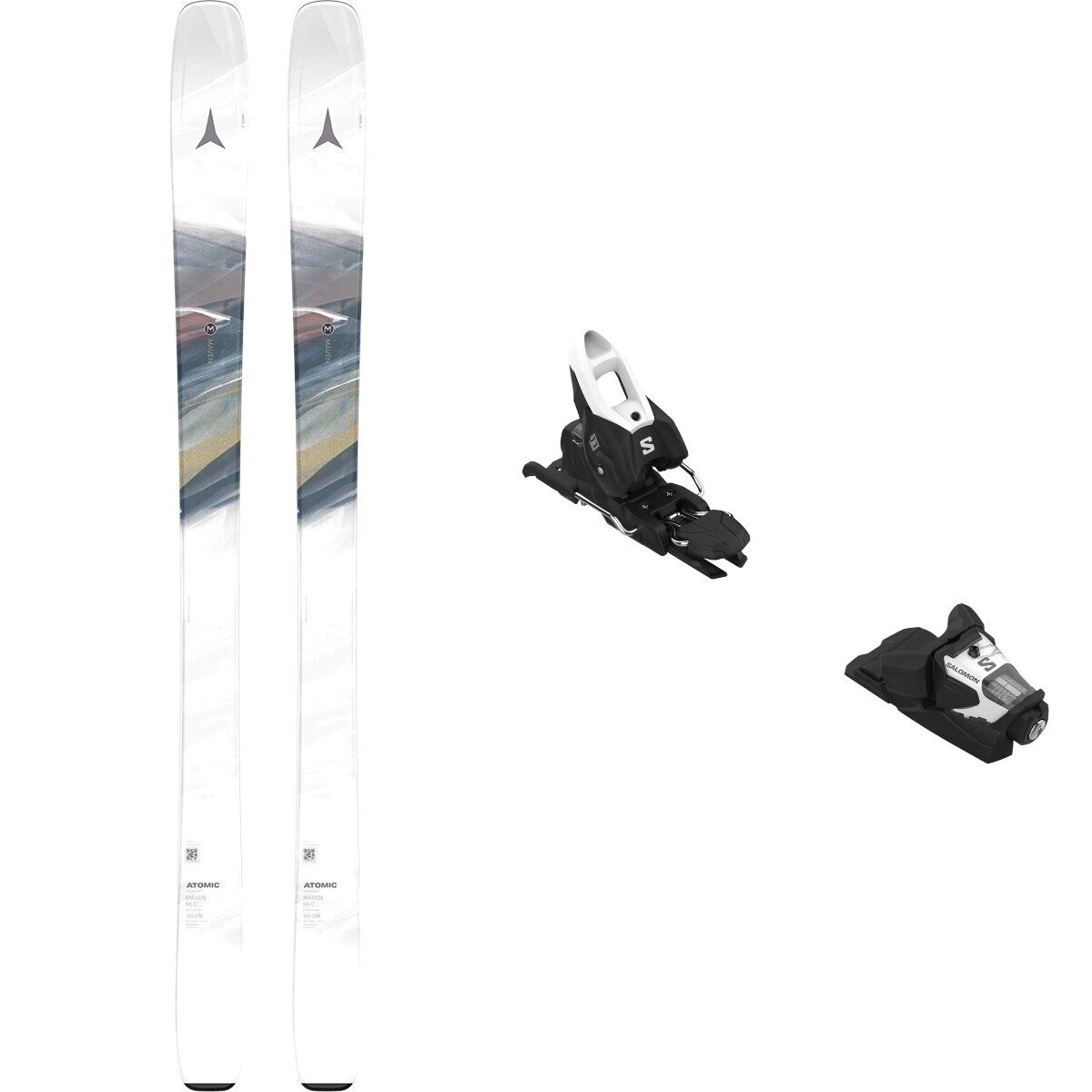 Atomic W Maven 86 C Ski + Stage GW 11 Binding - 2026 in Whtout - Size: 153cm/90mm/OS