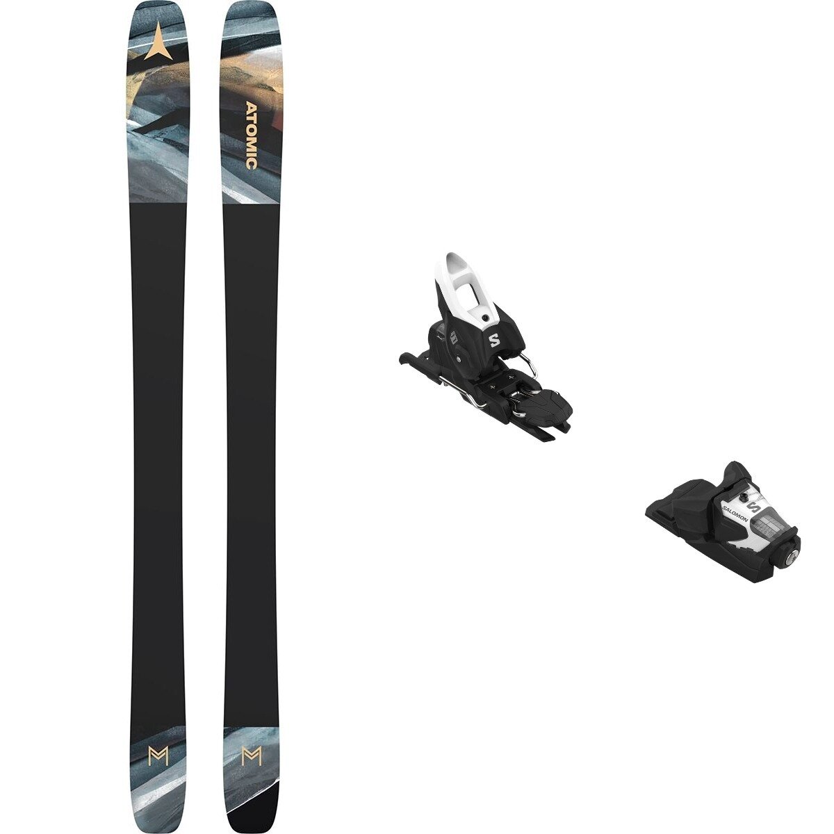 Atomic W Maven 94 CTI Ski + Stage GW 11 Binding - 2026 in Blk / Wht - Size: 158cm/90mm/OS