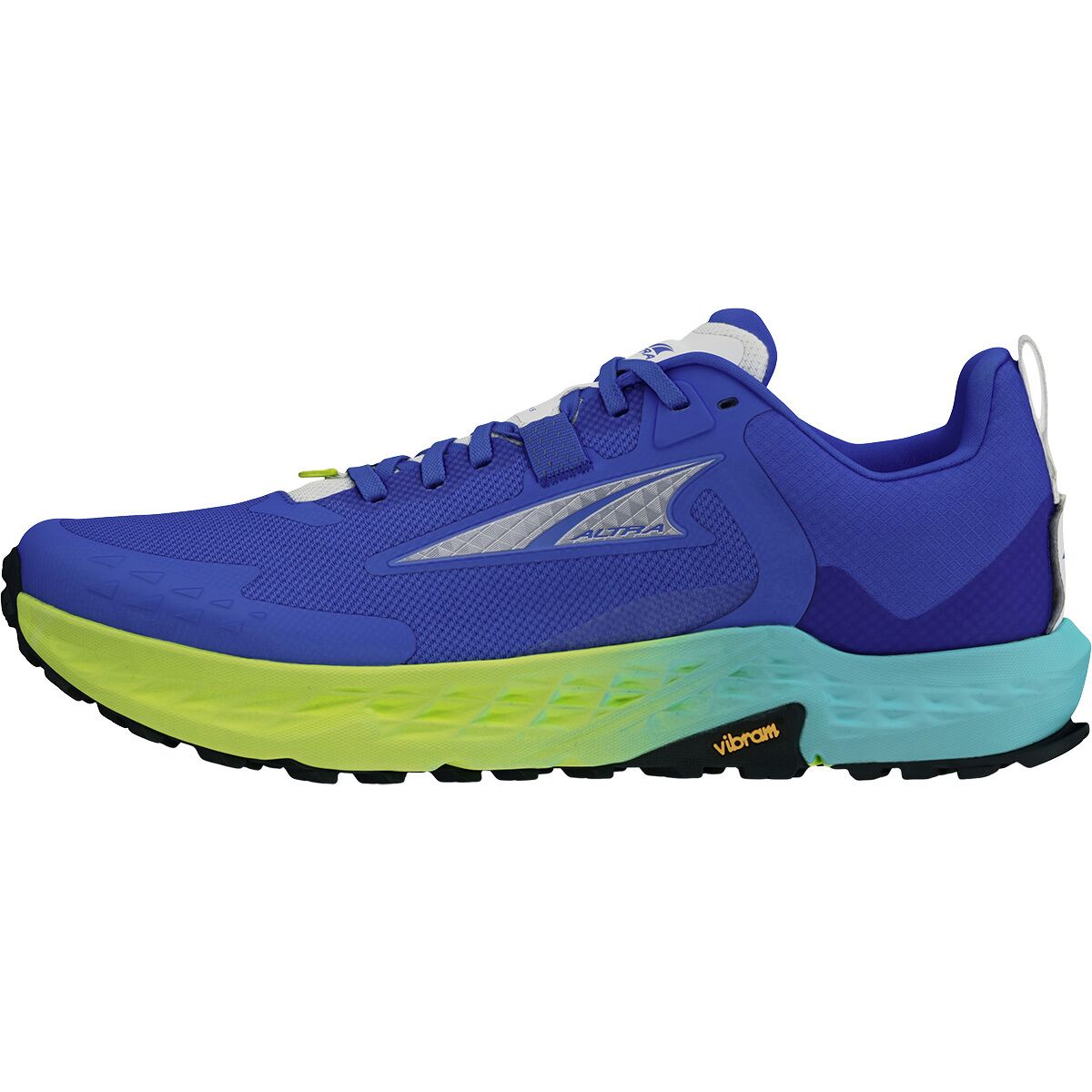 Altra Men's Timp 5 Trail Running Shoe in Blue / Lime - Size: