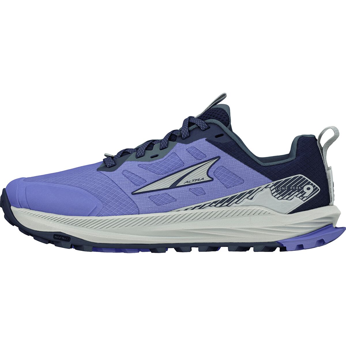 Altra Women's Lone Peak 9 Trail Running Shoe in Dark Blue - Size: