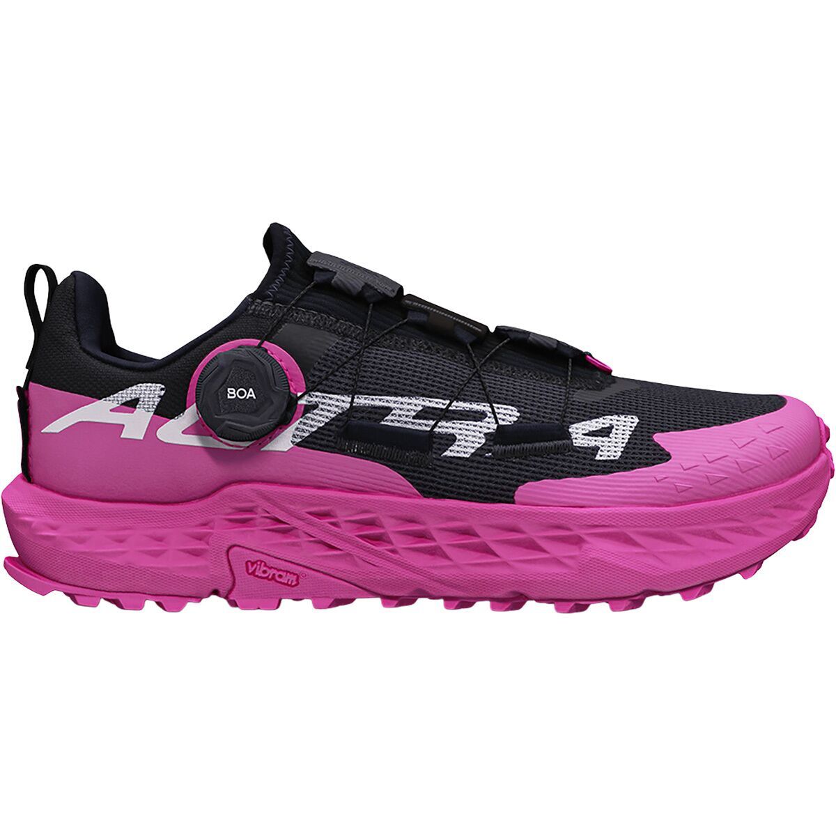 Altra Women's Timp 5 Boa Trail Running Shoe in White / Coral - Size: