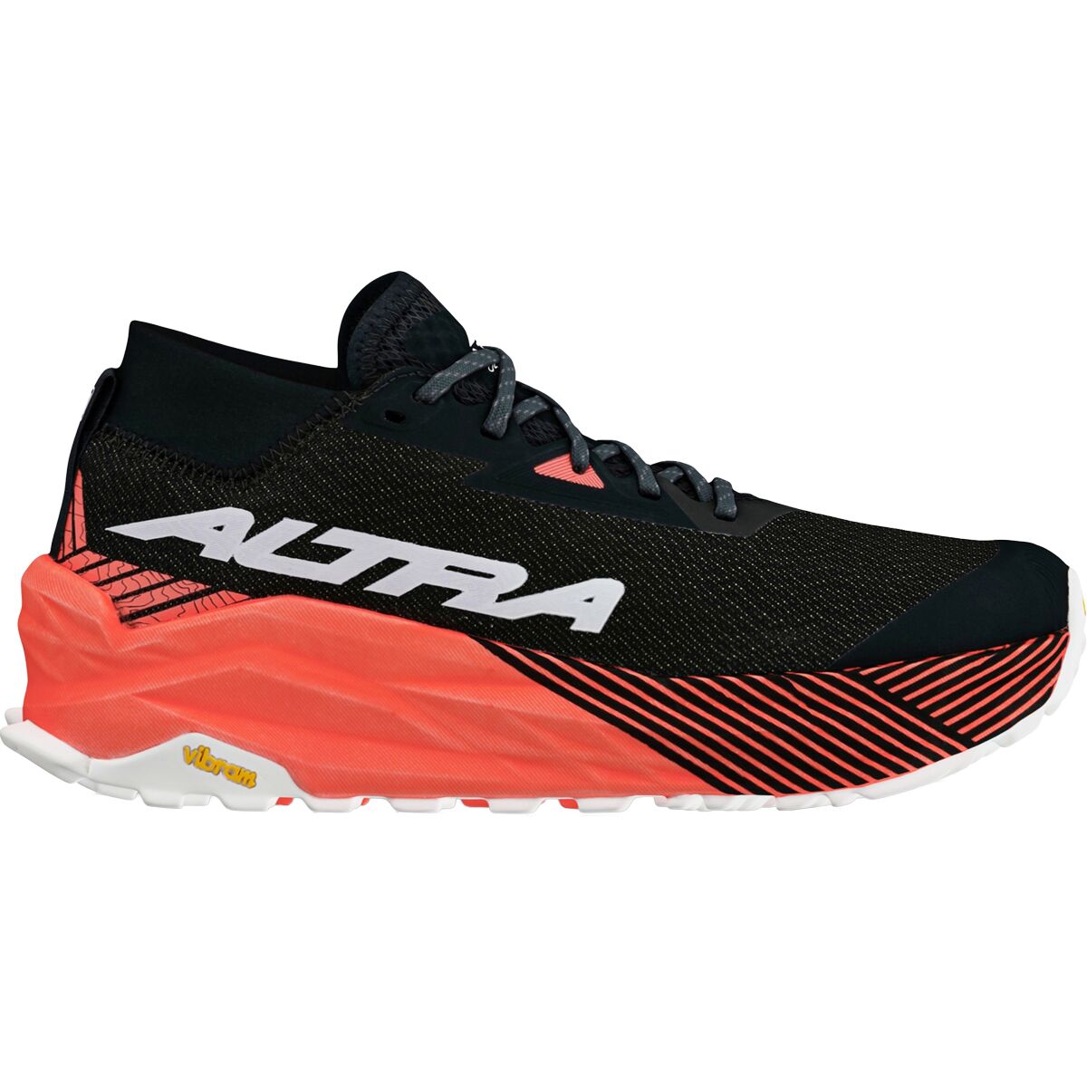 Altra Women's Olympus 275 Trail Running Shoe in Coral / Black - Size:
