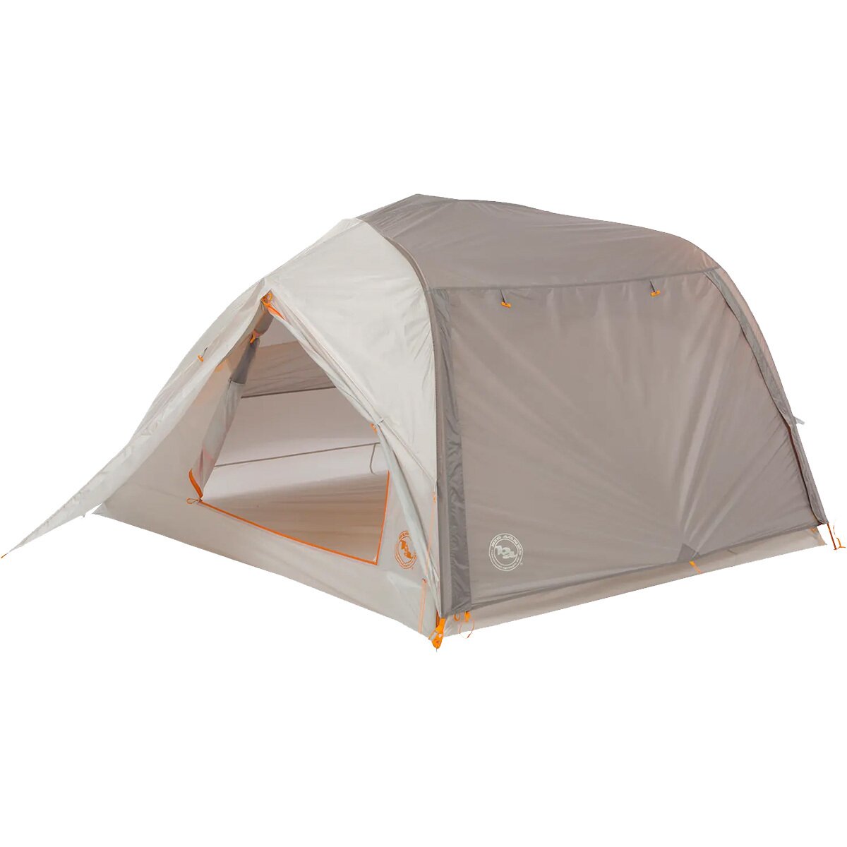 Big Agnes Salt Creek SL2 Tent: 2-Person 3-Season in Gray / Light Gray / Orange