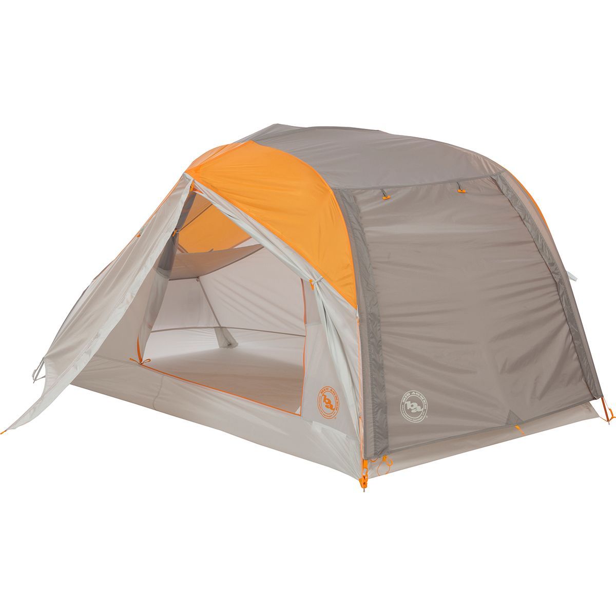 Big Agnes Salt Creek SL2 Tent: 2-Person 3-Season in Gray / Light Gray / Orange