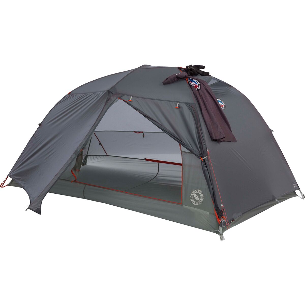 Big Agnes Copper Spur HV UL3 Bikepack Tent: 3-Person 3-Season in Gray / Silver - Size: 3 Person