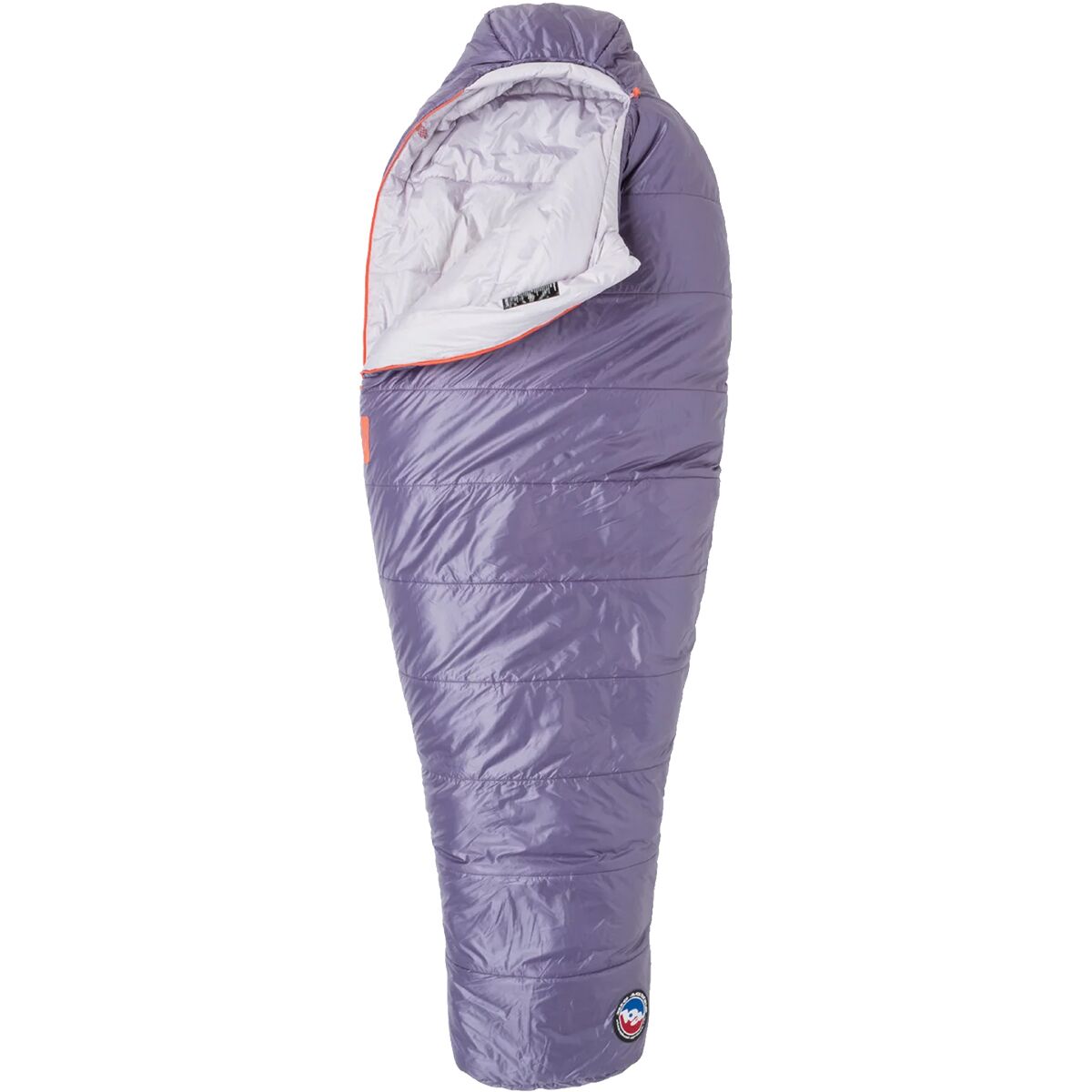 Big Agnes Women's Anthracite Recycled Sleeping Bag: 20F Synthetic - Size: Regular in Right Zip