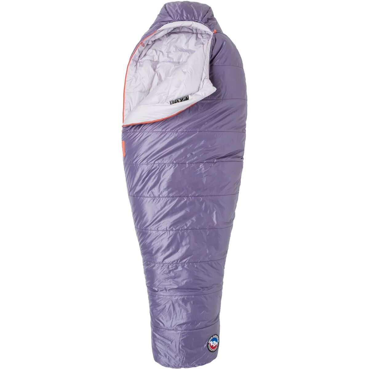 Big Agnes Women's Anthracite Recycled Sleeping Bag: 20F Synthetic - Size: Regular in Right Zip