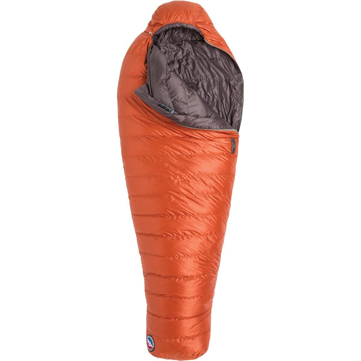 Big Agnes Greystone Sleeping Bag: 0 Down in Rooibos - Size: Regular/Left Zip
