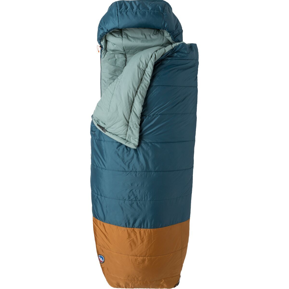Big Agnes Echo Park Sleeping Bag: 20F Synthetic in Tapestry / Brown Sugar - Size: Wide Long
