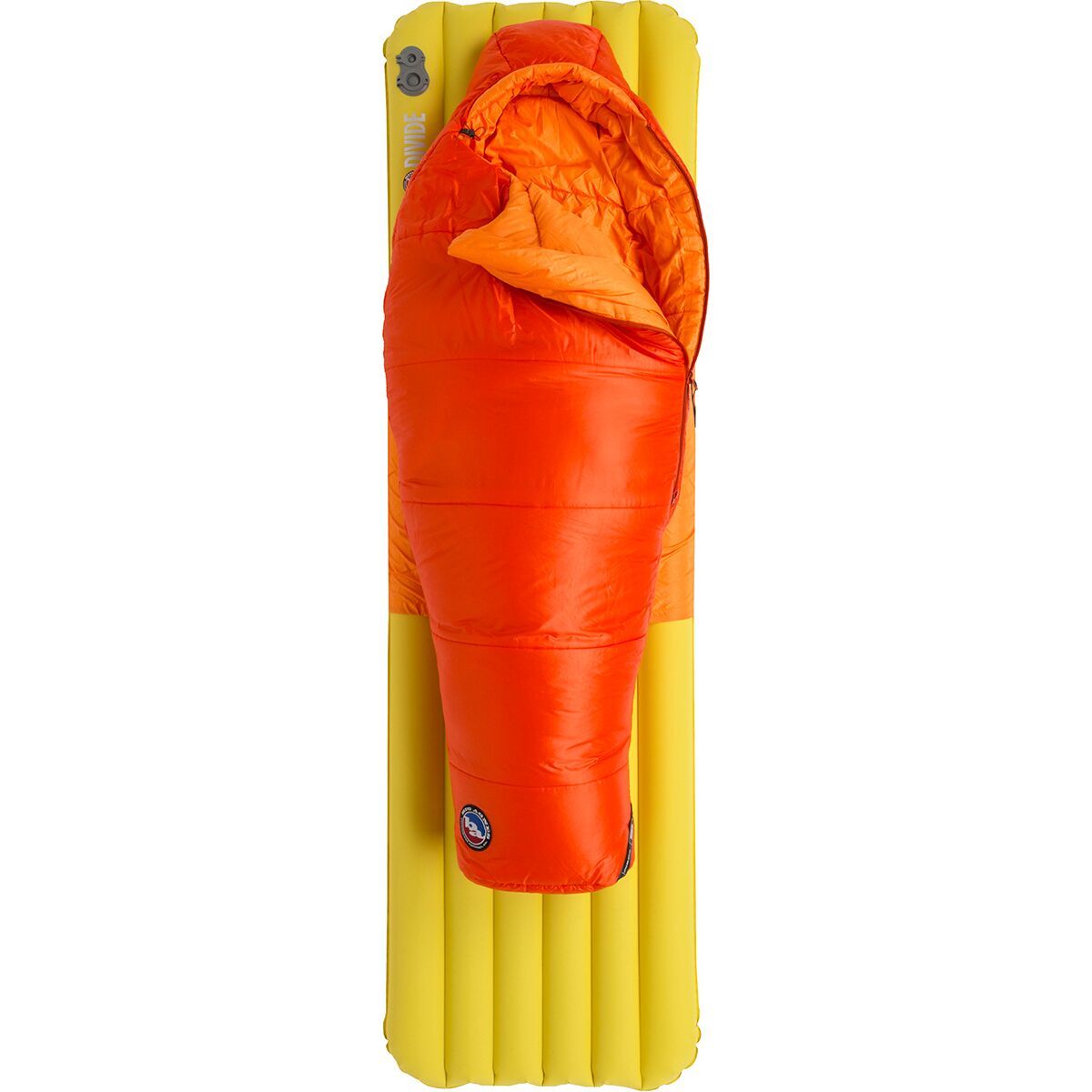 Big Agnes Little Red Sleeping Bag: 20F Synthetic - Kids' in Cherry Tomato / Tangelo