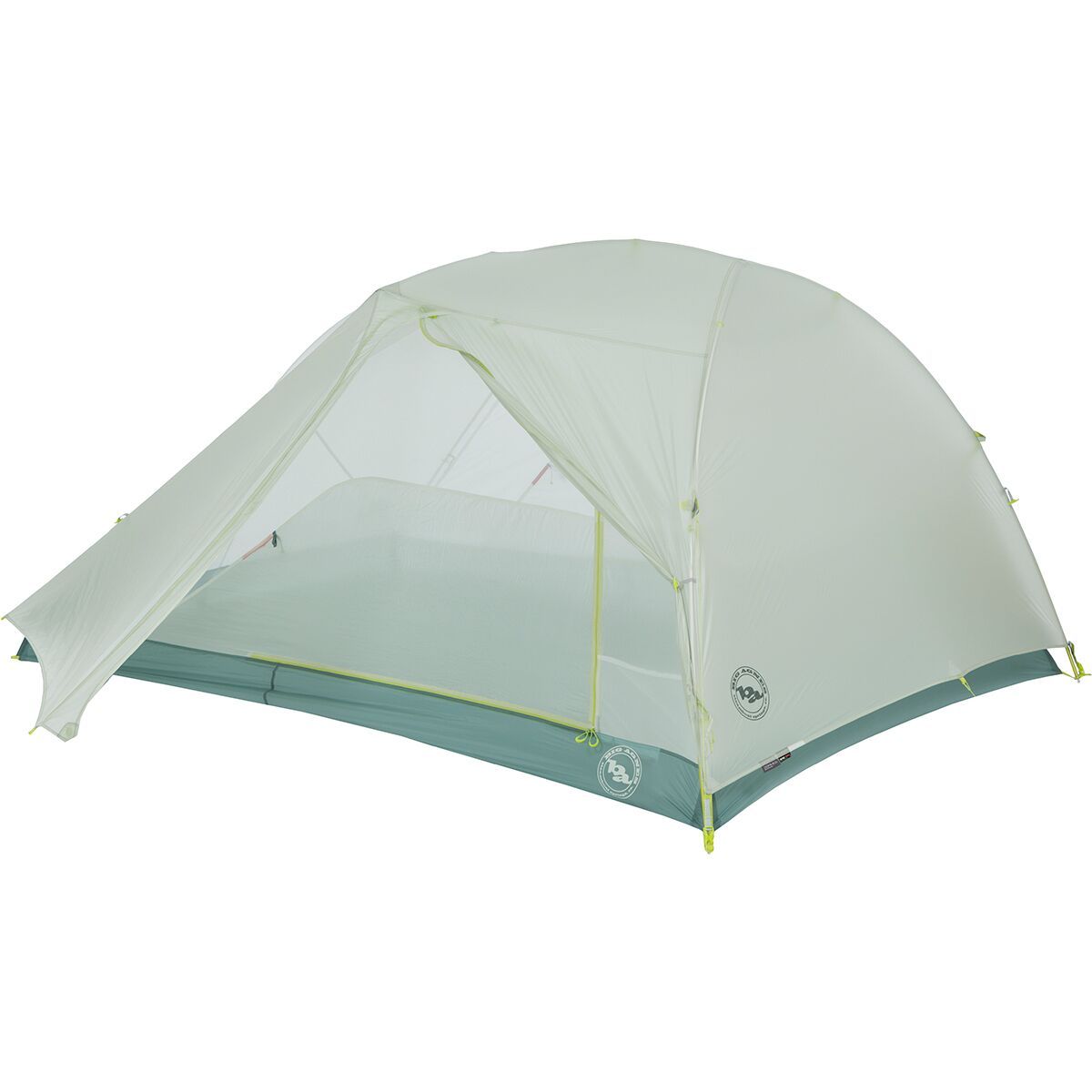 Big Agnes Tiger Wall 3 Platinum Tent: 3-Person 3-Season in Gray / Blue