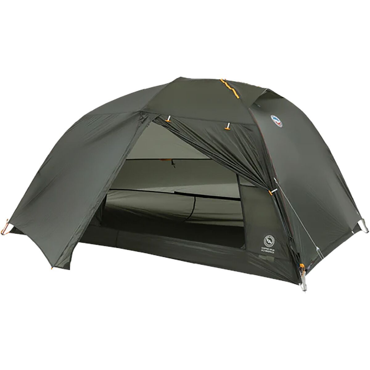 Big Agnes Copper Spur HV UL2 Bikepack Tent: 2-Person 3-Season in Lichen Green - Size: 2P