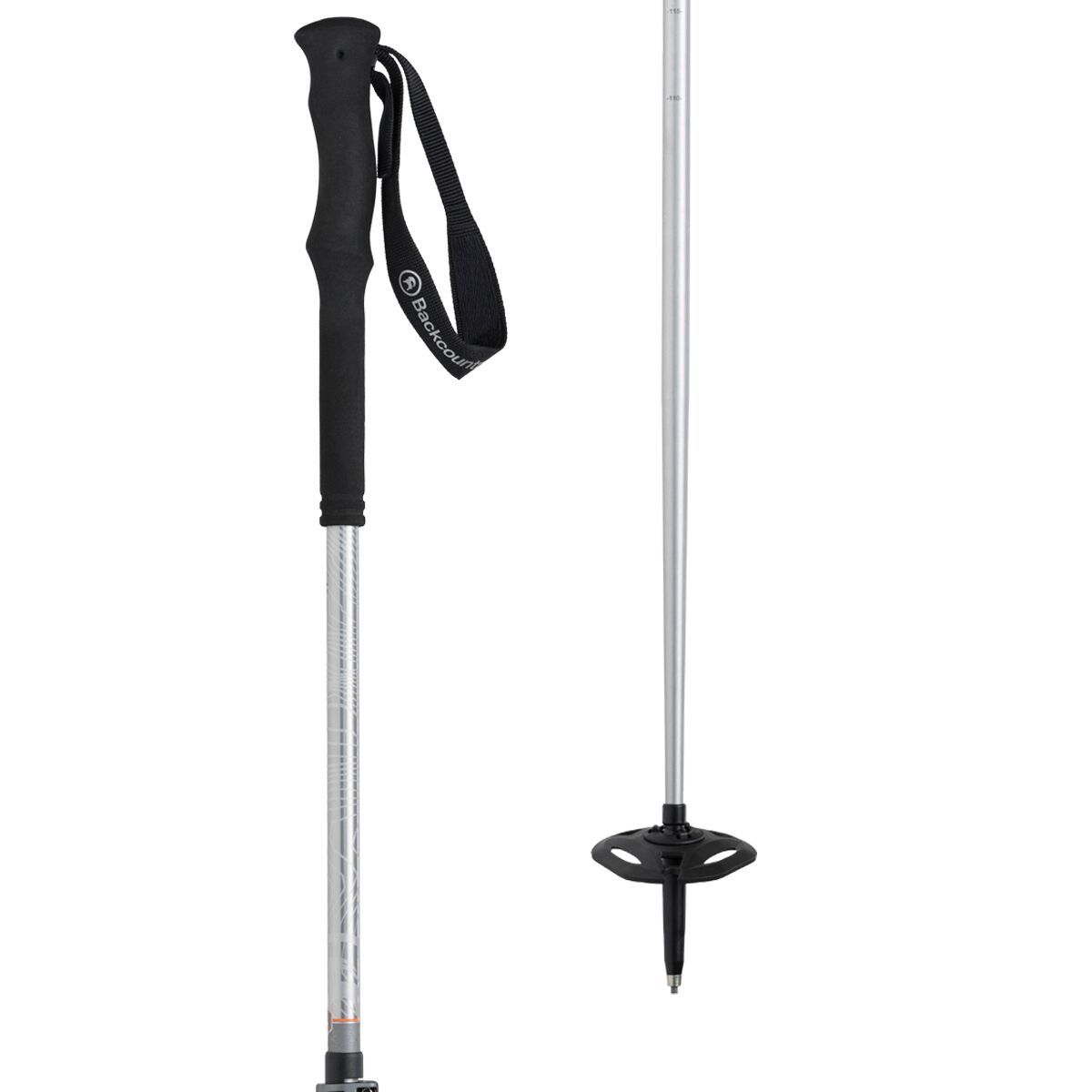 Backcountry Titanal Tour Pro 2 Ski Touring Poles in Black Geo Topo