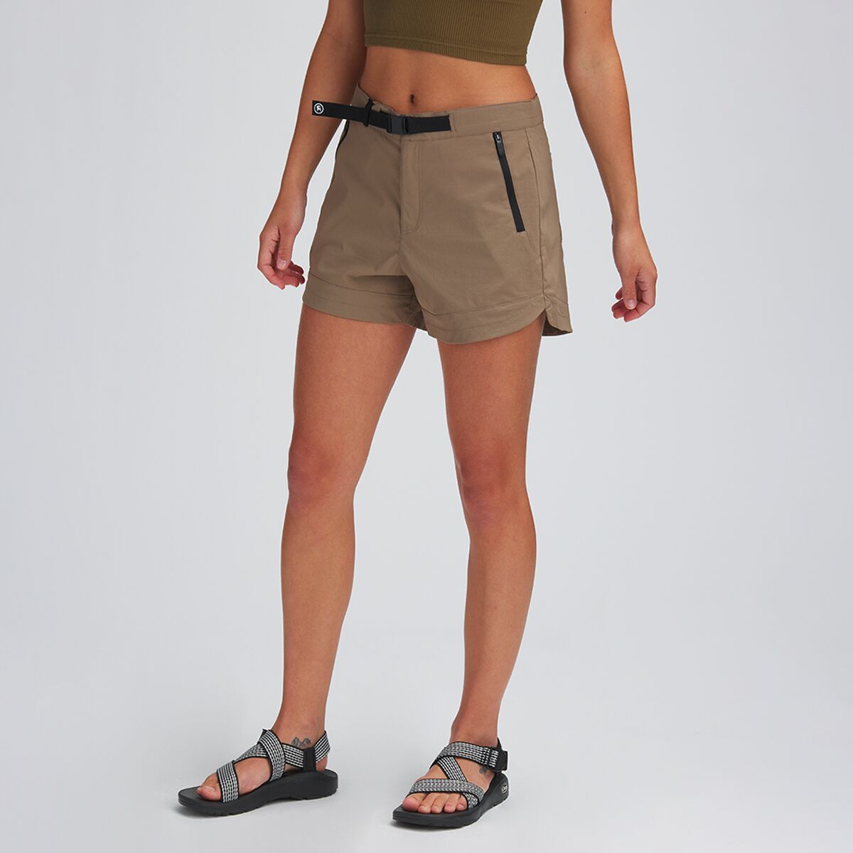 Backcountry Women's Wasatch Ripstop 3.5in Short in Black - Size: Large