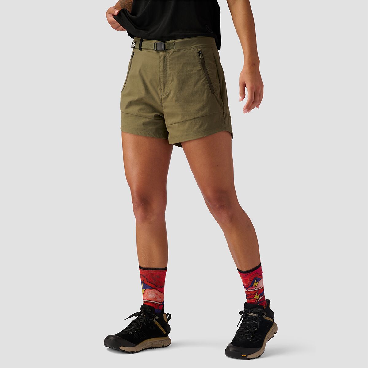 Backcountry Women's BGA Wasatch Ripstop 3.5in Short in Kalamata - Size: Large