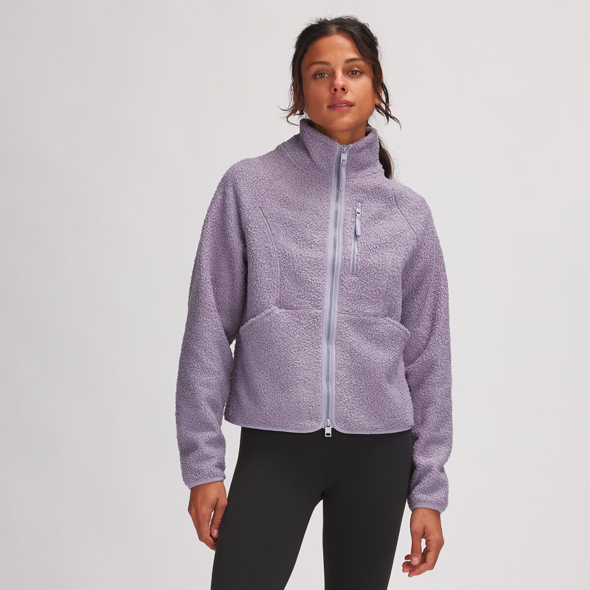 Backcountry Women's GOAT Fleece Zip Front Jacket in Sandpiper - Size: XL