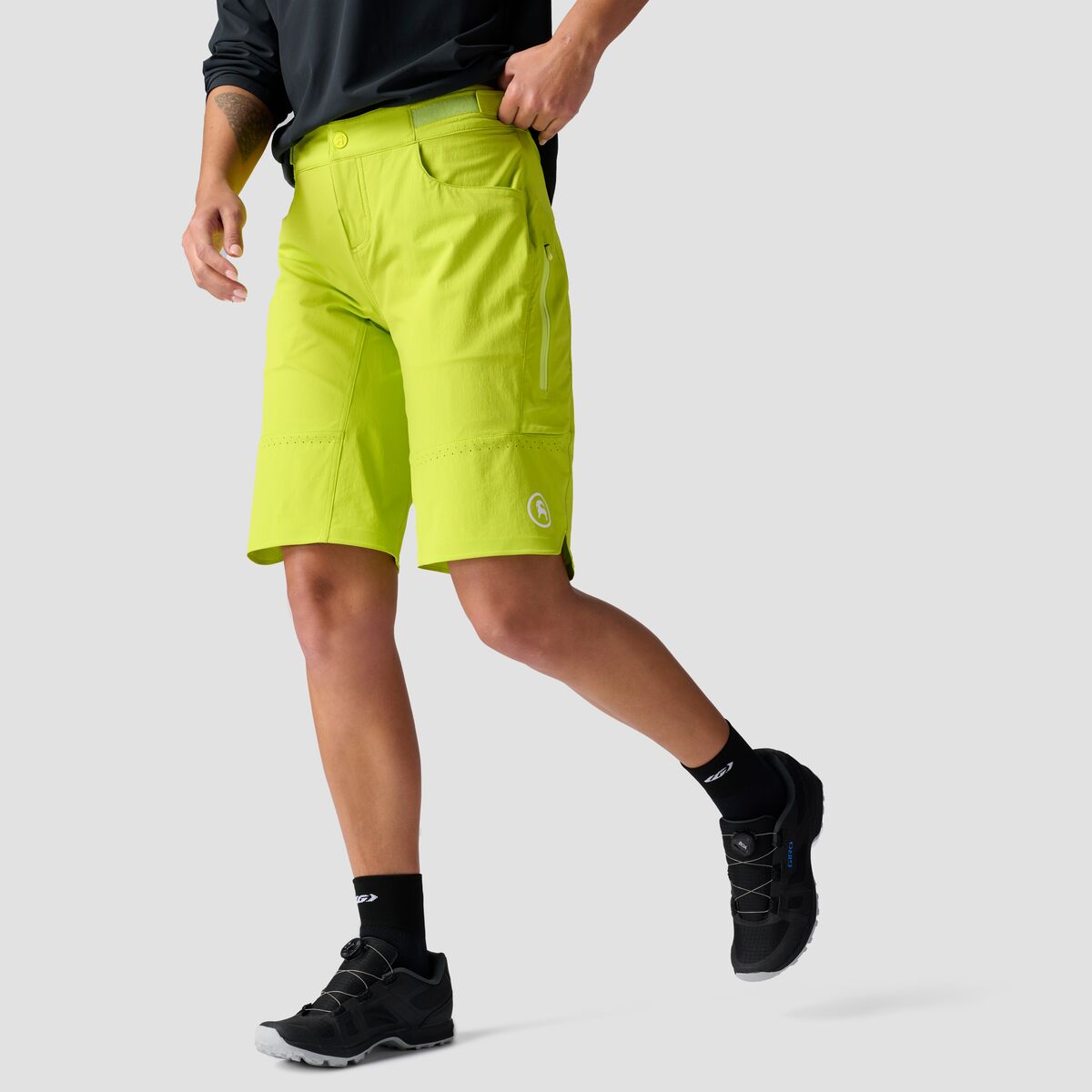 Backcountry Women's BGA Empire 11.5in Bike Short in Lime Punch - Size: XS