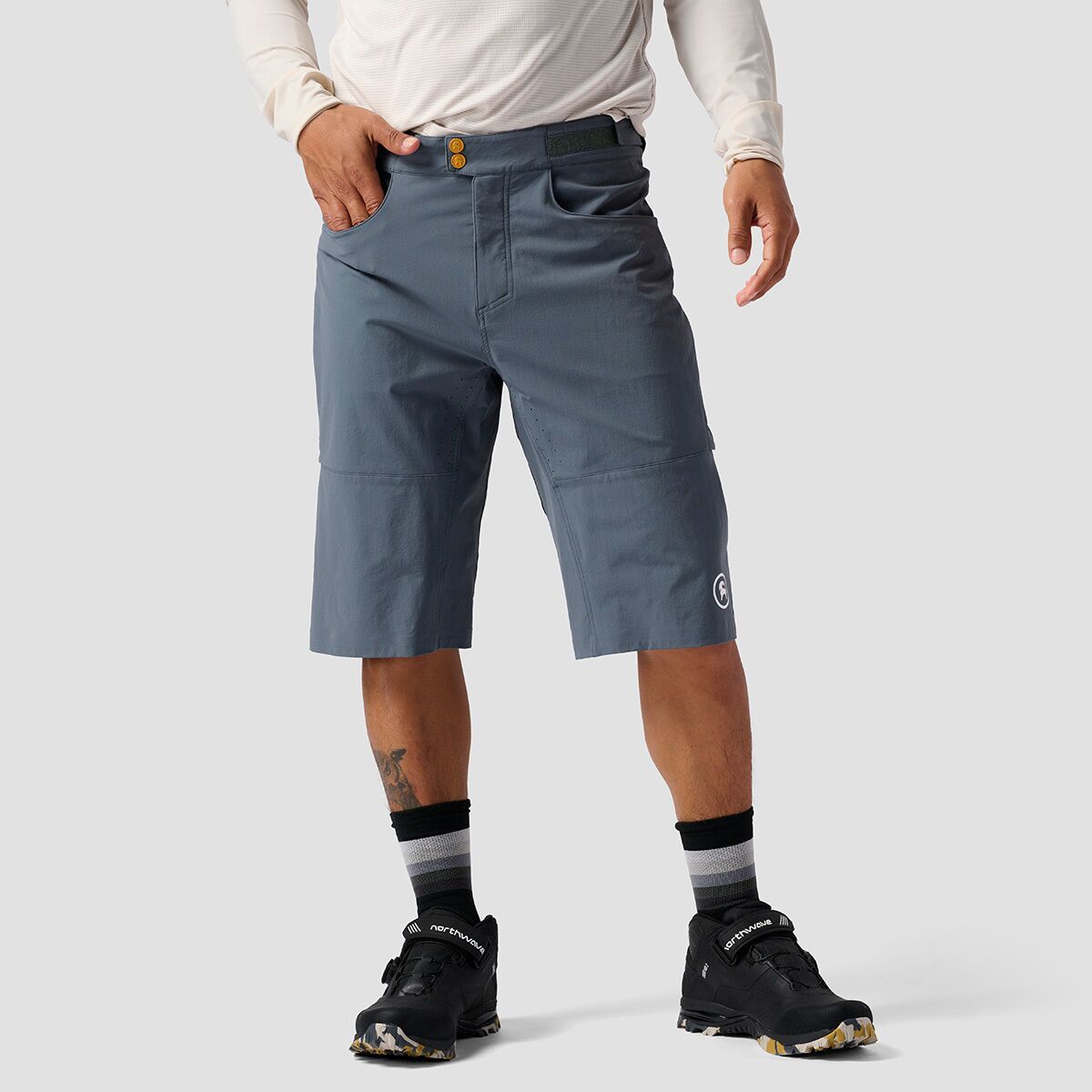 Backcountry Men's Empire Bike Short in Bistre - Size: Small