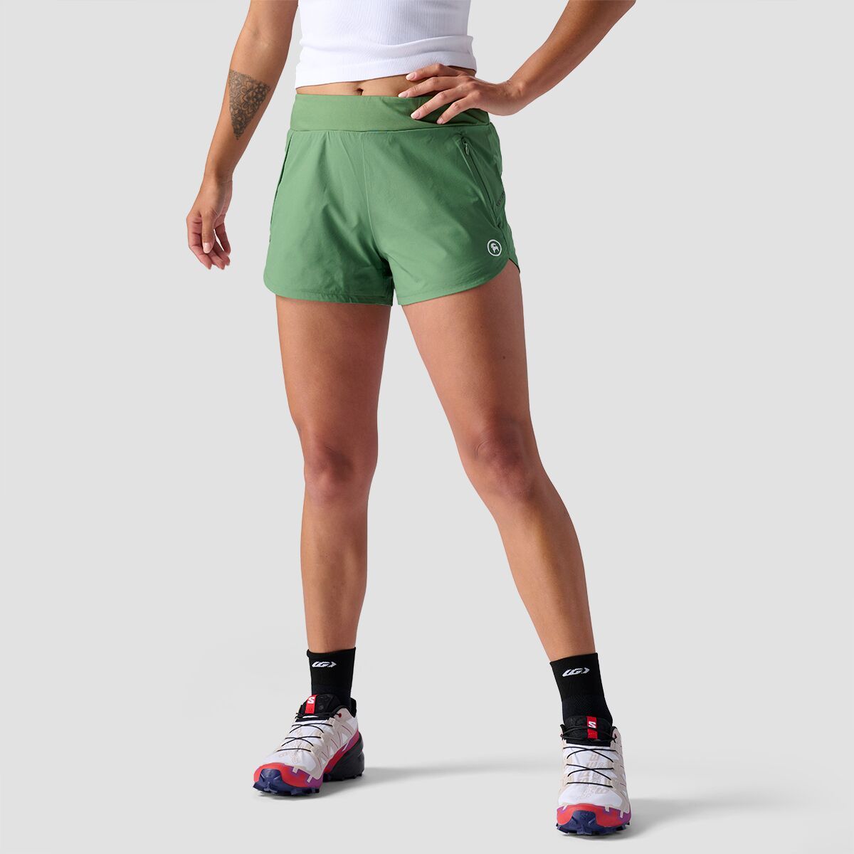 Backcountry Women's Destination 3.5in Short in Elm Green - Size: XXL