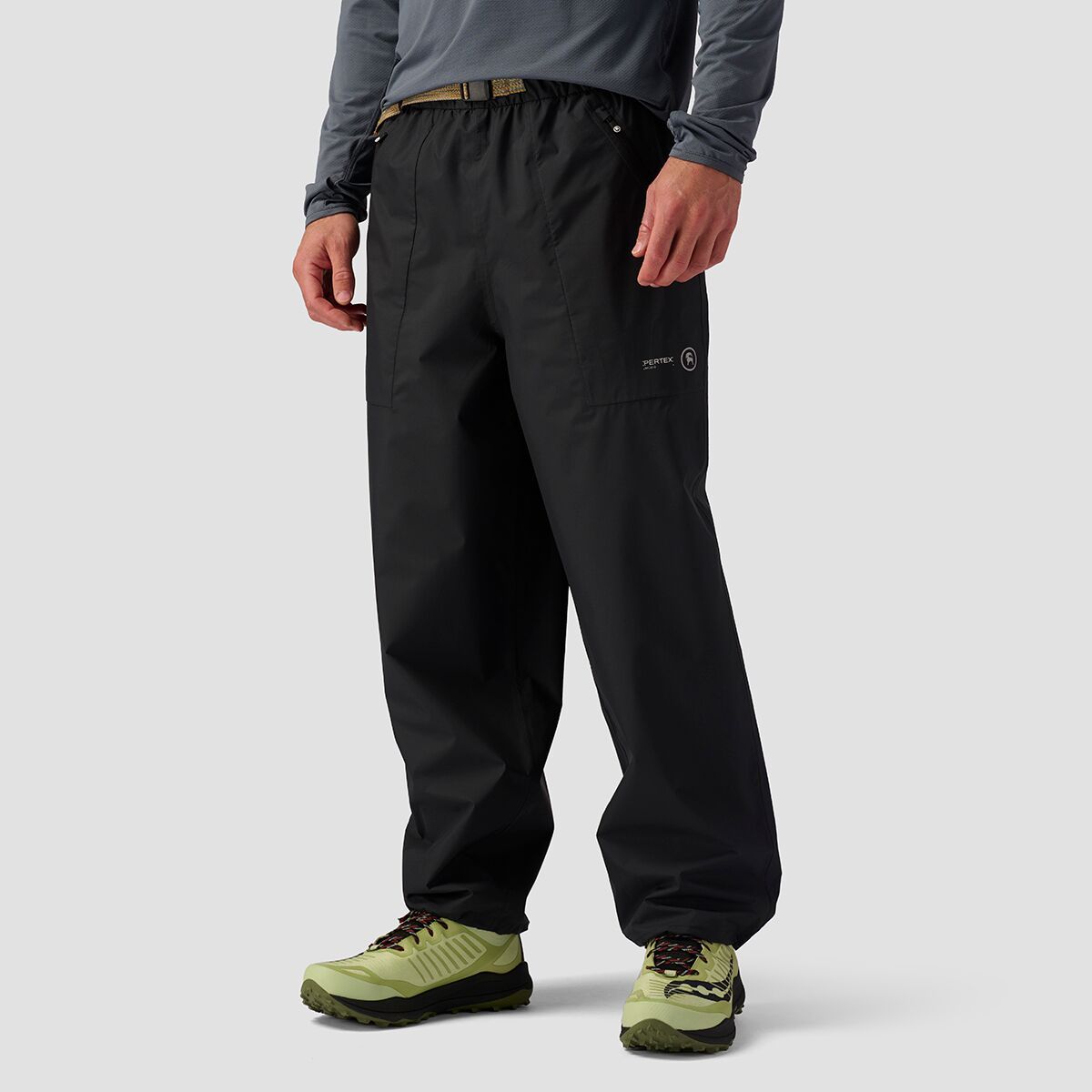 Backcountry Men's Runoff 2.5L Rain Pant in Black - Size: Large