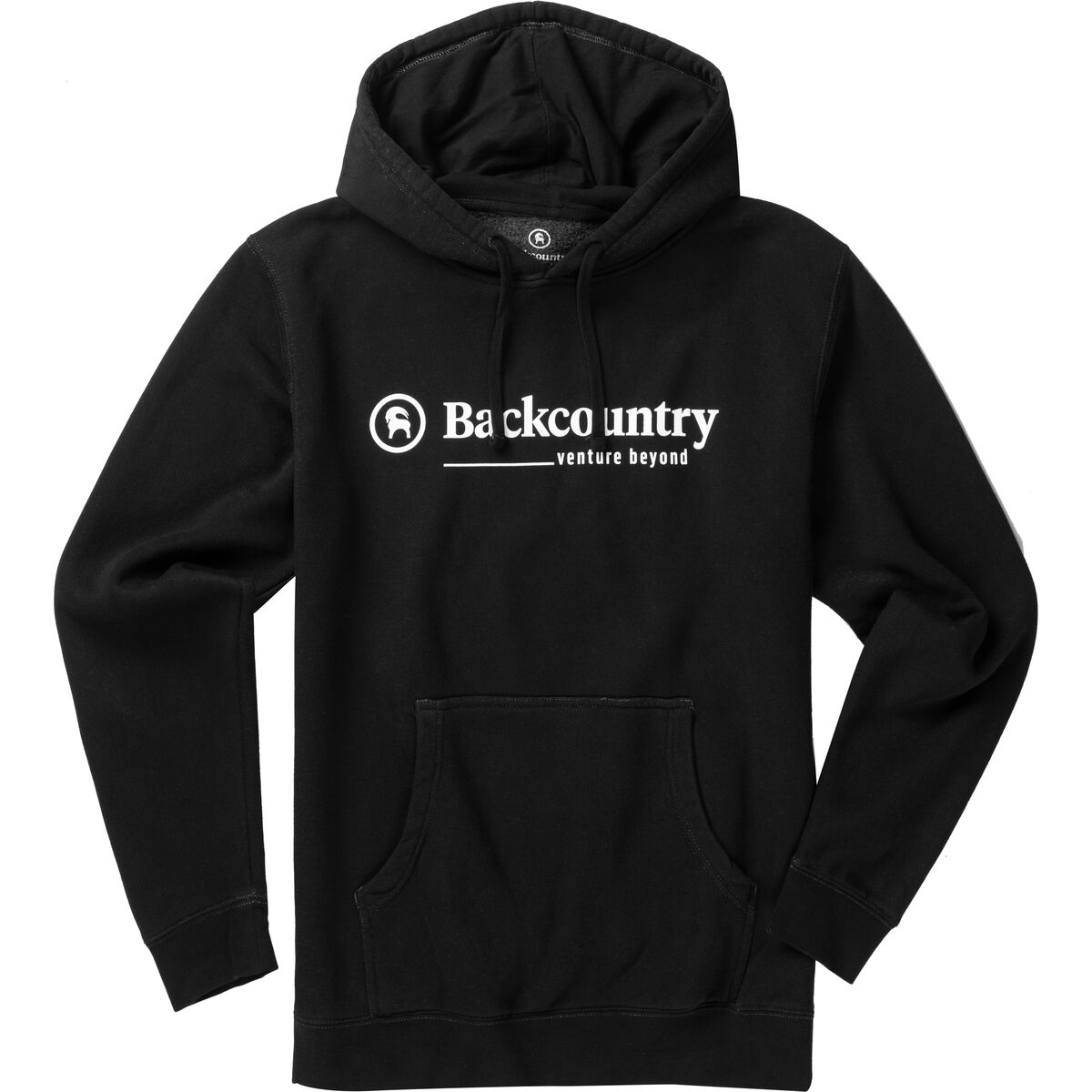 Backcountry Logo Venture Beyond Hoodie in Black - Size: Small