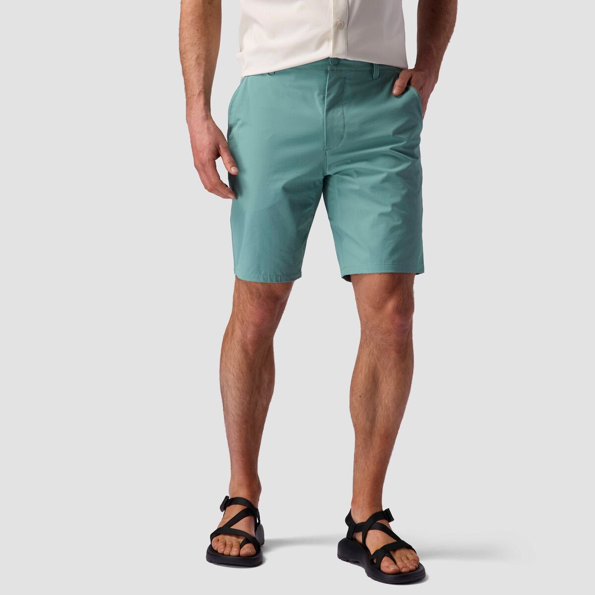 Backcountry Men's Tahoe Hybrid Walkshort in Oil Blue - Size: 38