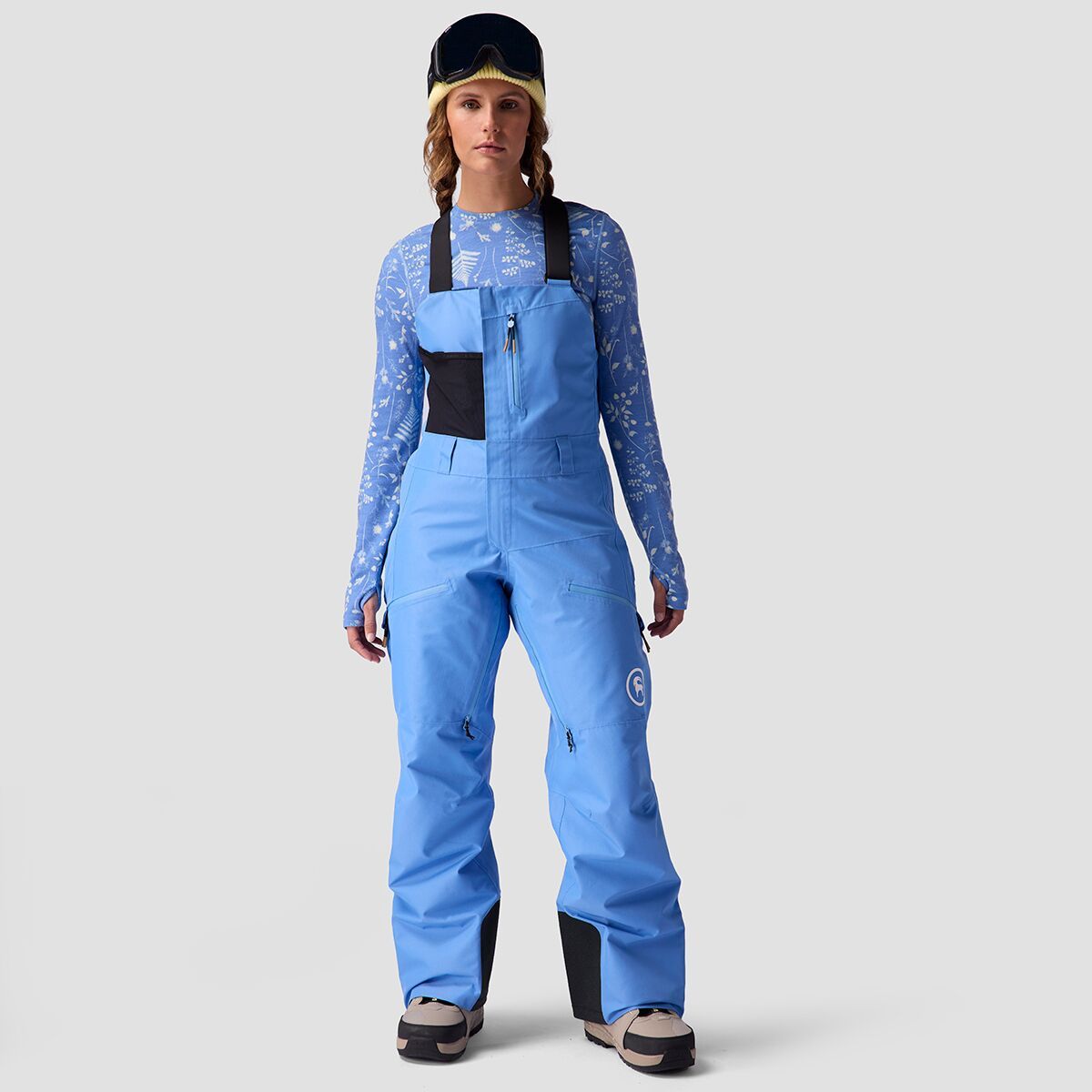 Backcountry Women's Cottonwoods GORE-TEX Shell Bib Pant in Deja Blue - Size: Large