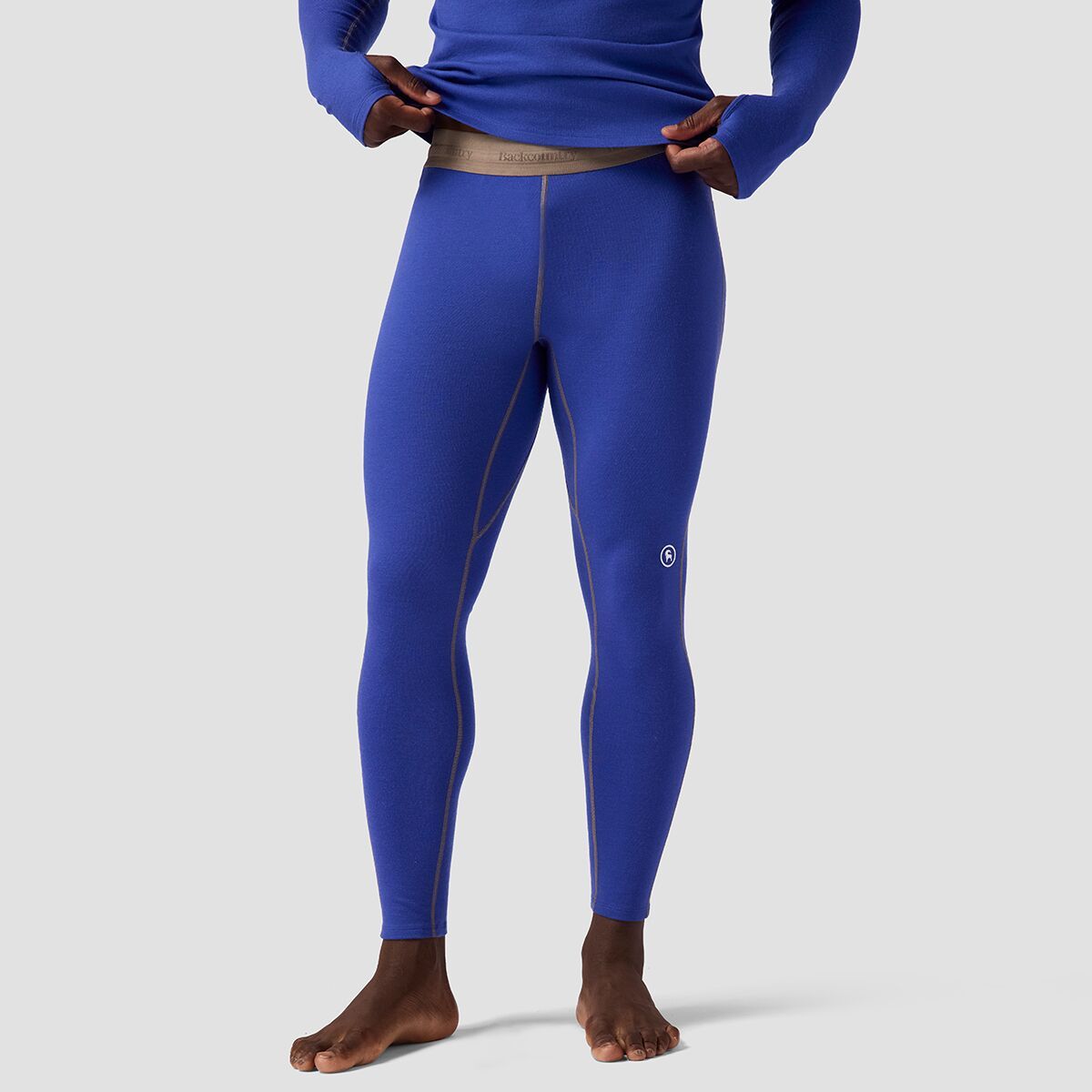 Backcountry Men's Cedars RWS Merino Mid-Wt Baselayer Bottom in Royal Blue - Size: XXL