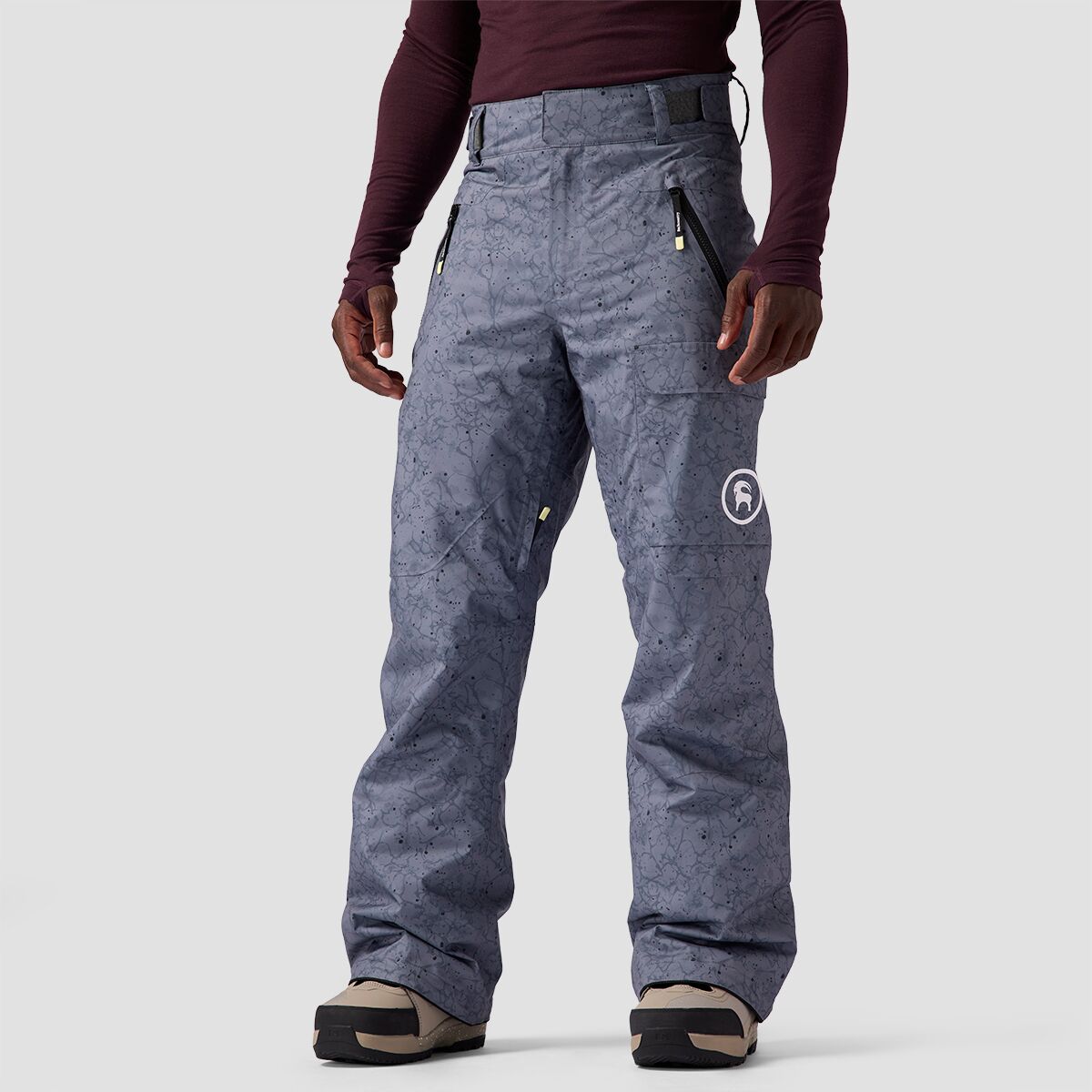 Backcountry Backcountry Men's BGA CrestCruiser Insulated Pant in Turbulence Zastrugi Print - Size: XXL - $114.50 at Steep and Cheap