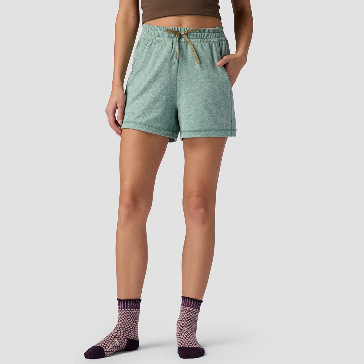 Backcountry Backcountry Women's BGA Destination Everywhere Short in Oil Blue - Size: Medium - $29.40 at Steep and Cheap