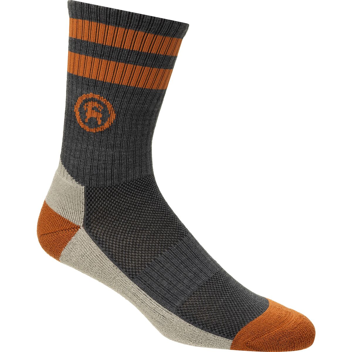 Backcountry Backcountry BGA Merino Blend Hike Crew Sock in Turbulence Combo - Size: S/M - $13.20 at Steep and Cheap