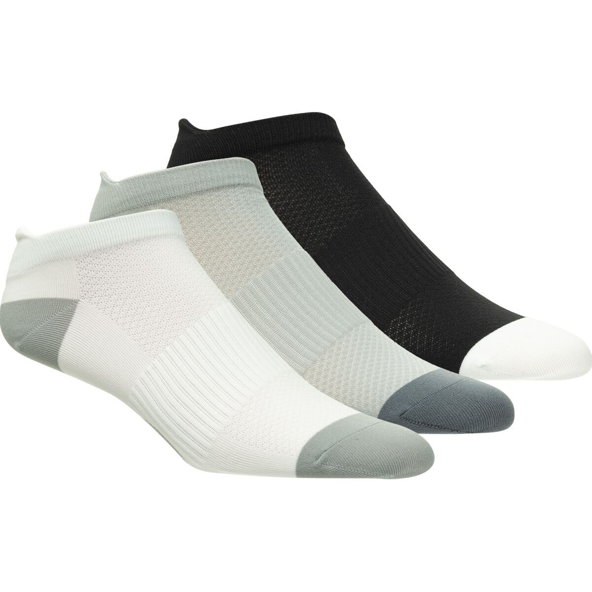 Backcountry Backcountry BGA Performance Low Ankle Sock - 3-Pack in Egret / Goat Gray / Black - Size: S/M - $13.50 at Steep and Cheap
