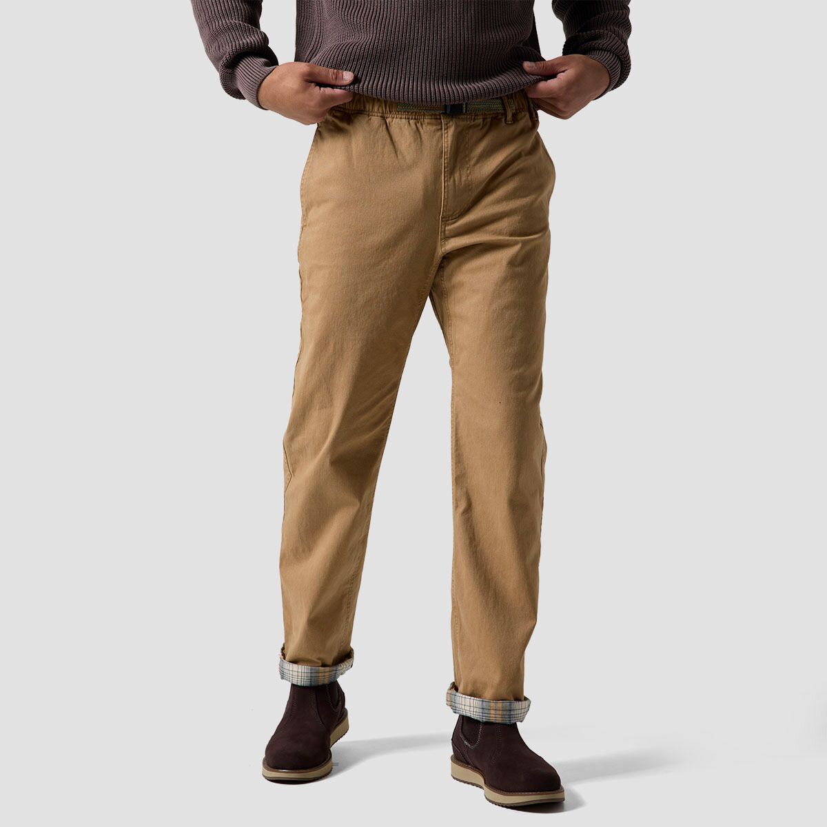Backcountry Backcountry Men's BGA Venture Daily Flannel Lined Pant in Bistre - Size: Large - $59.95 at Steep and Cheap