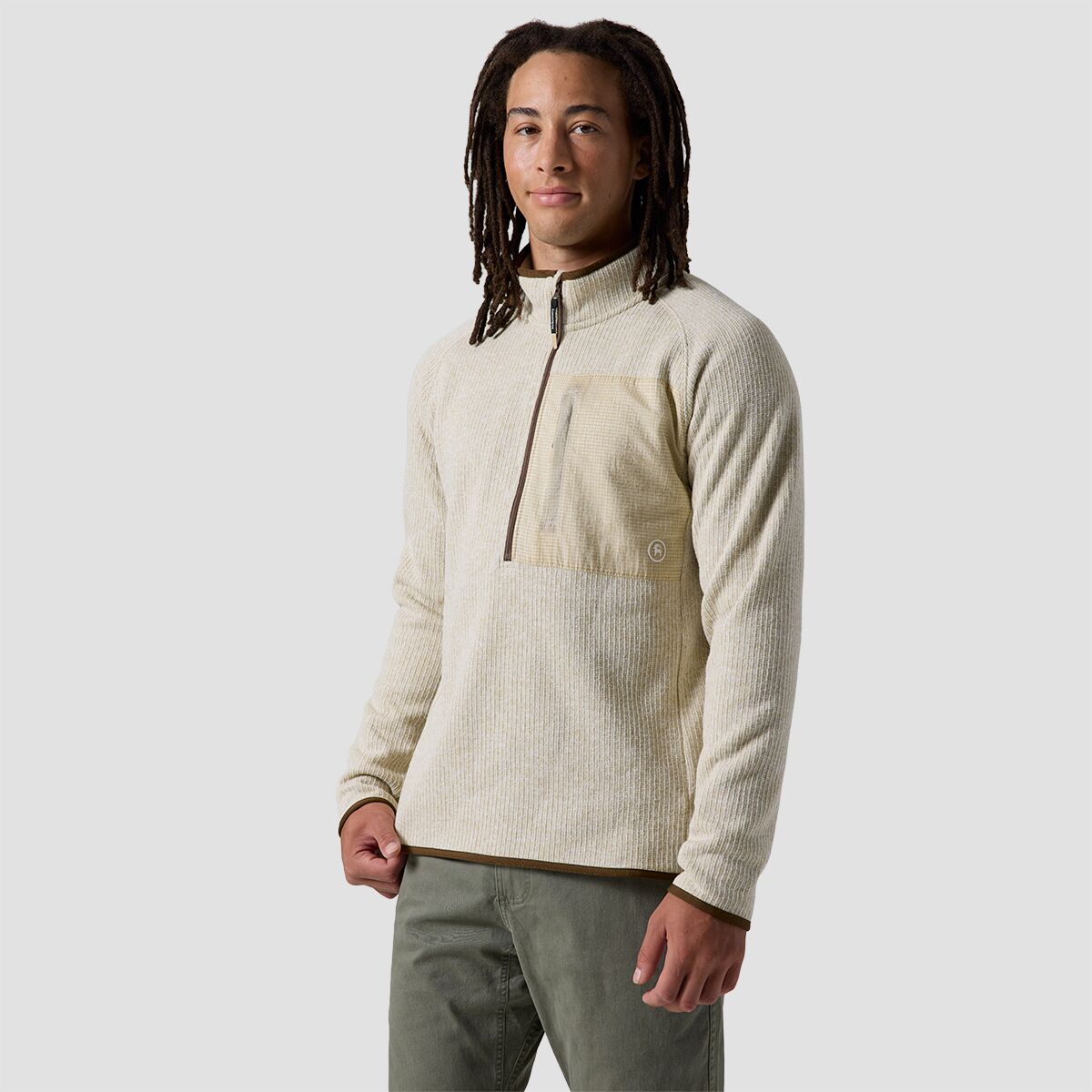 Backcountry Backcountry Men's BGA Wander Sweater Fleece 1/2-Zip in Fog Heather - Size: XL - $71.40 at Steep and Cheap