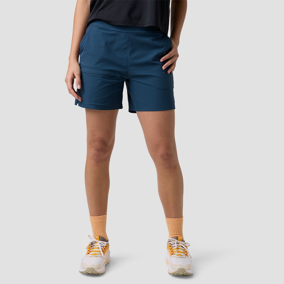 Backcountry Women's BGA Wasatch Ripstop 5in Pull-On Short in Midnight Blue - Size: XXL