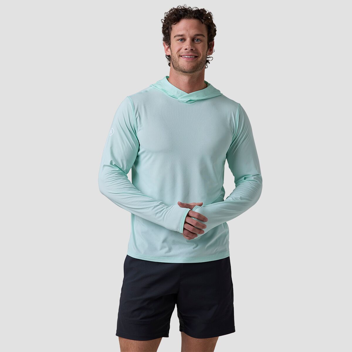 Backcountry Backcountry Men's Tahoe Pro LT Sun Hoodie in Bay - Size: XXL - $47.40 at SteepandCheap.com