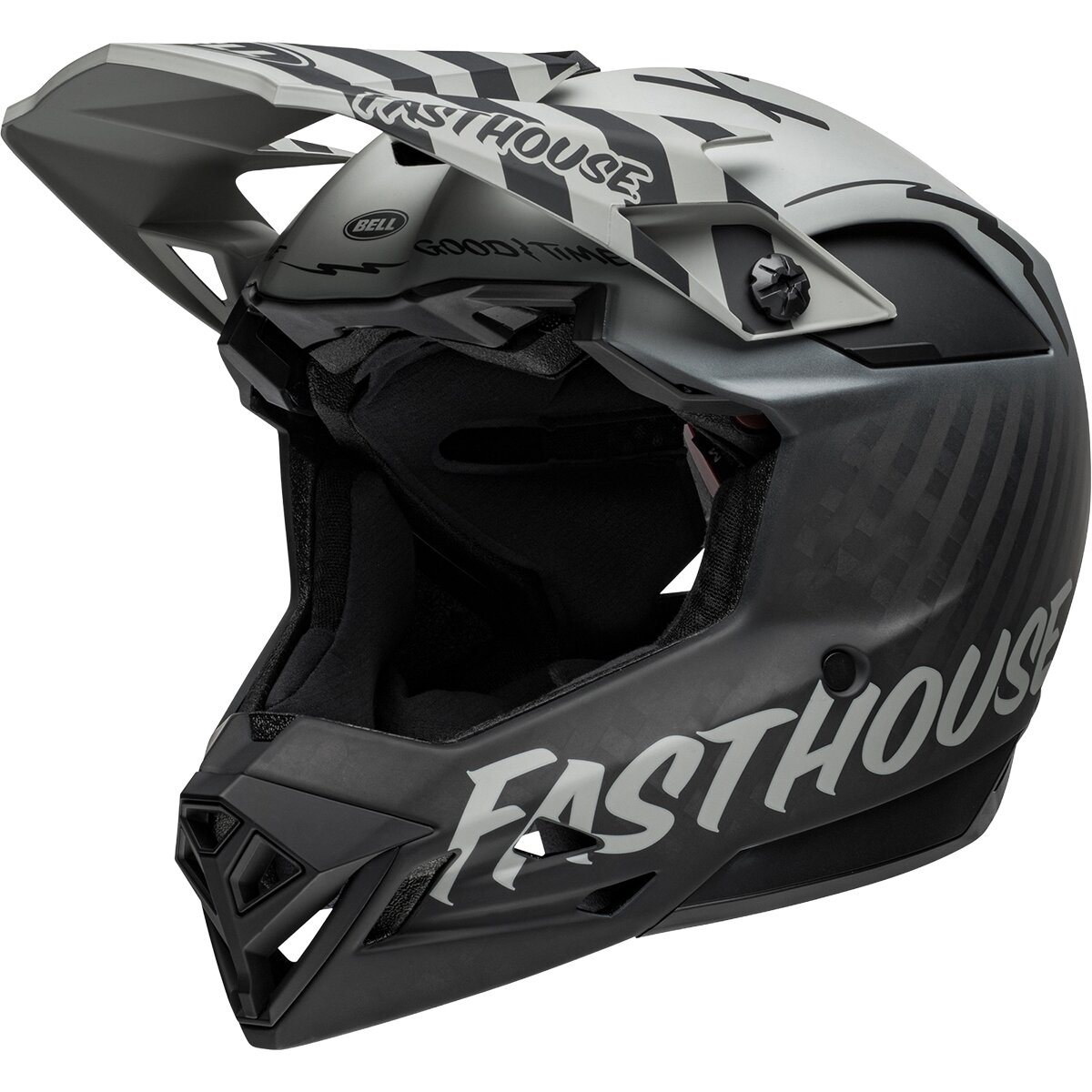 Bell Full-10 Spherical Helmet in Fasthouse Matte Gray / Black - Size: XL/XXL