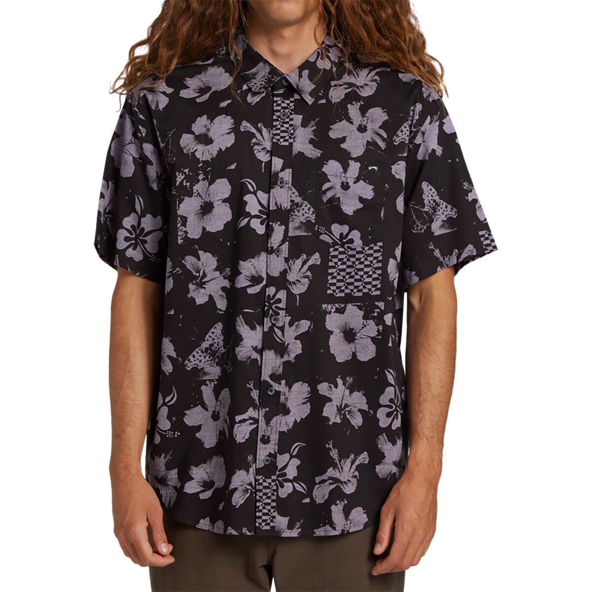 Billabong Men's Sundays Short-Sleeve Shirt in Chino - Size: XL