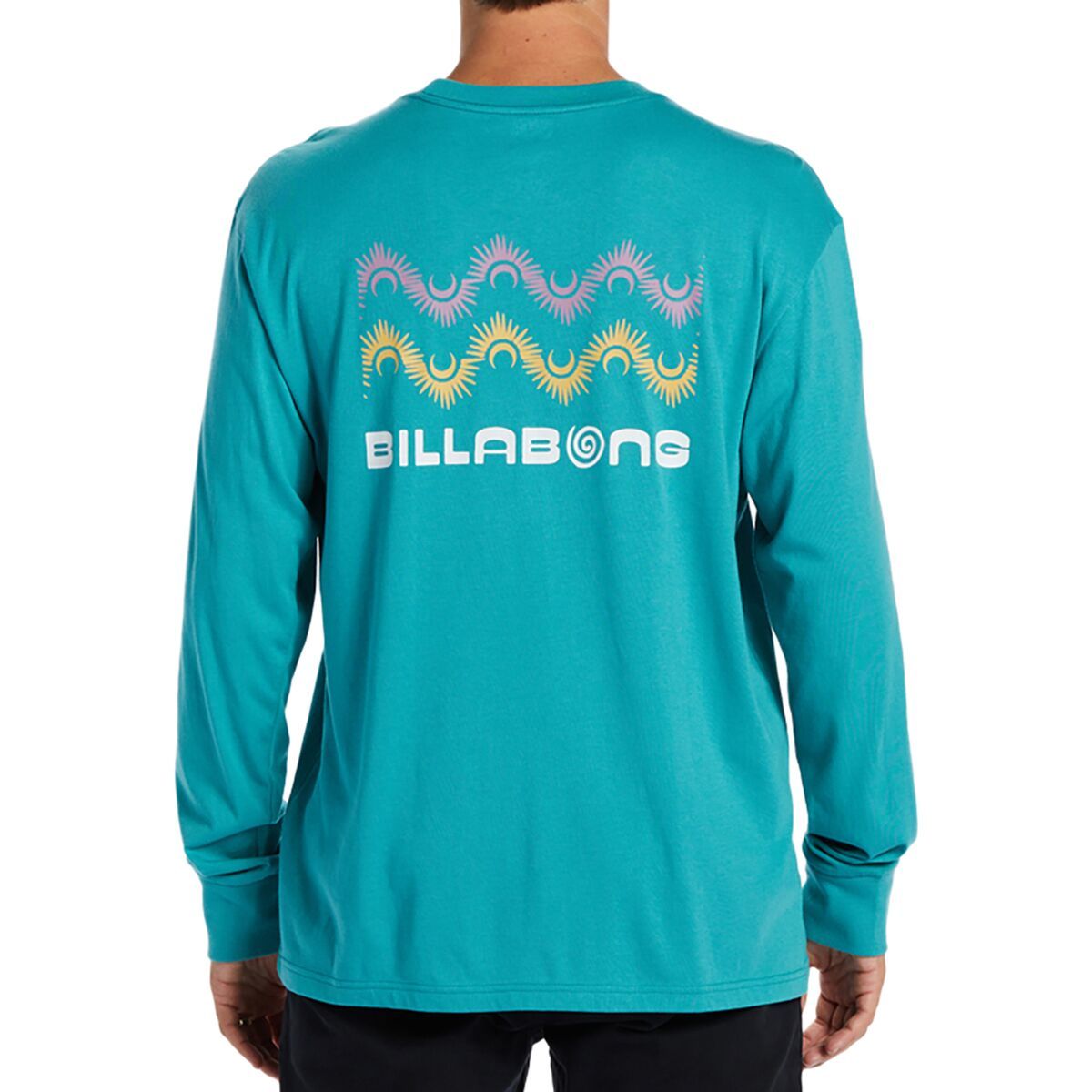 Billabong Men's Fragment Long-Sleeve Shirt in Seagreen - Size: Medium