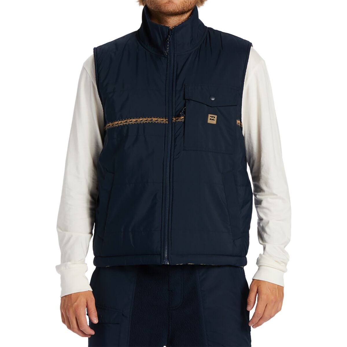 Billabong Men's Trail Vest in Navy - Size: Small