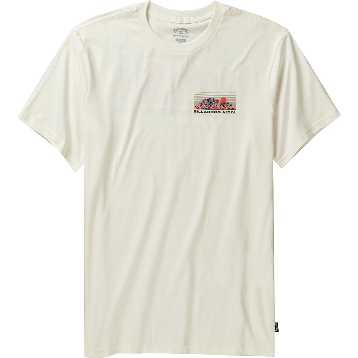 Billabong Men's Length Shirt in Off White - Size: Small