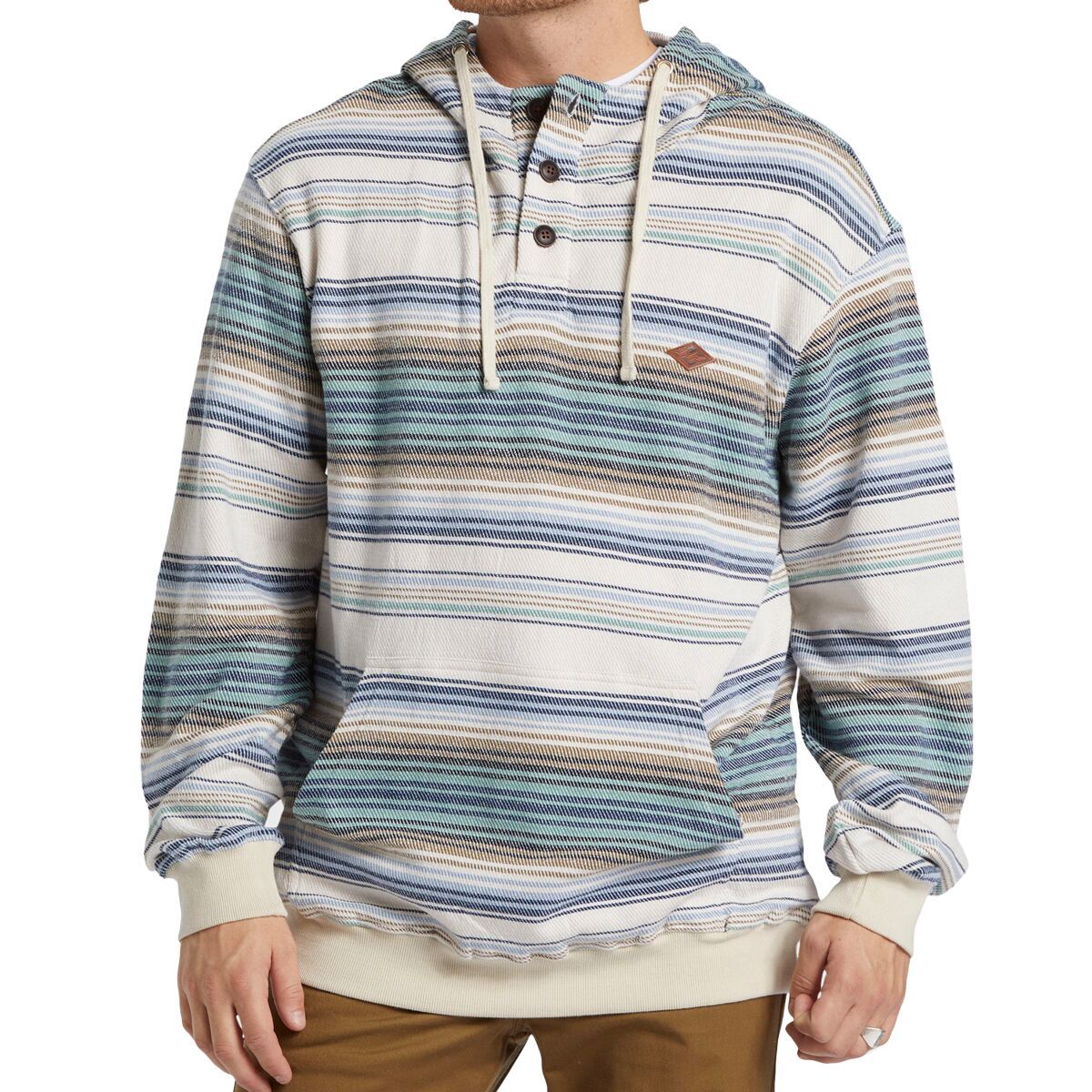 Billabong Men's Rancho Pullover Hoodie in Dune - Size: Medium