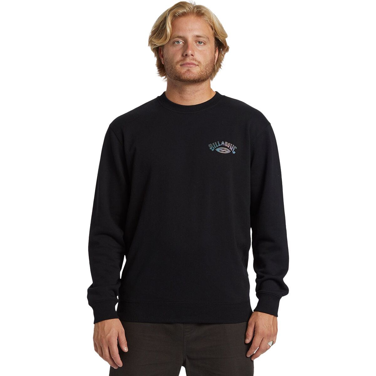 Billabong Men's Short Sands Crewneck Sweatshirt in Black - Size: Small