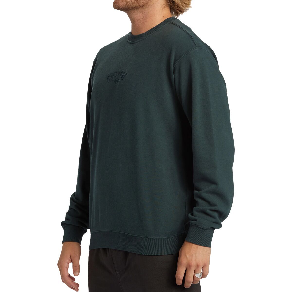 Billabong Men's Wave Washed Crewneck Sweatshirt in Forest Green - Size: XXL
