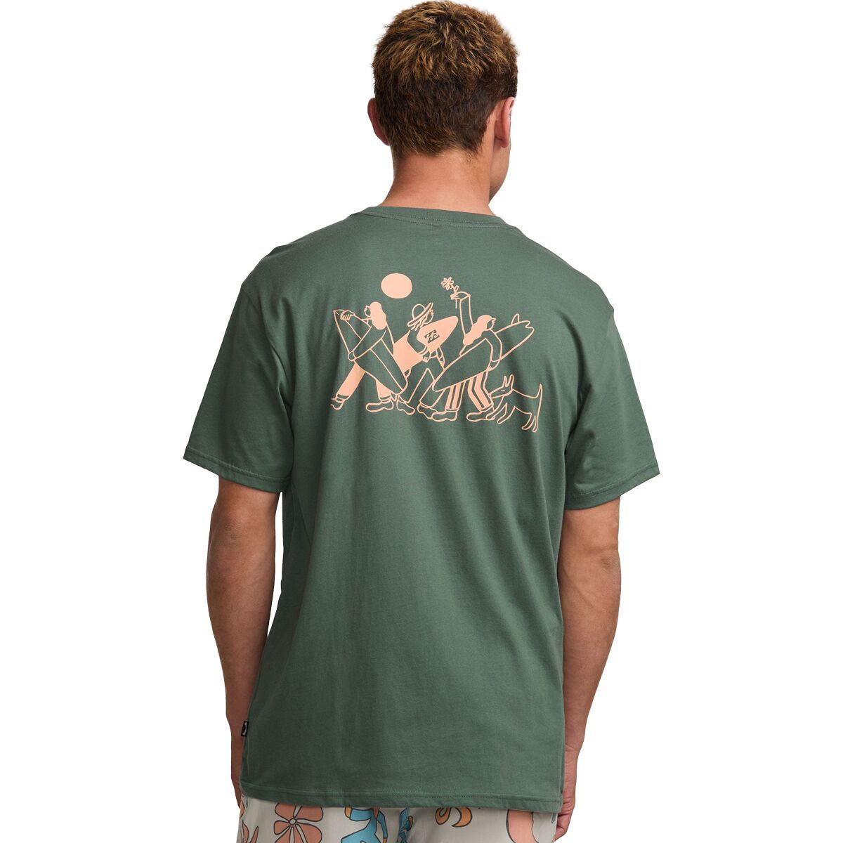 Billabong Men's Together Premium Short-Sleeve T-Shirt in Dark Slate - Size: XL