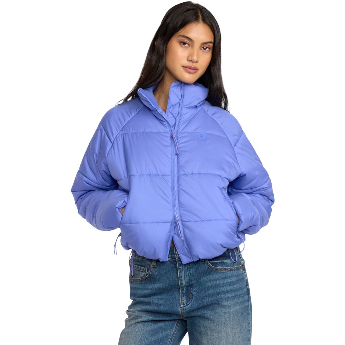 Billabong Billabong Women's High Line Puffer Jacket in Iris - Size: Large - $71.97 at Steep and Cheap